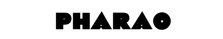 Pharao font preview