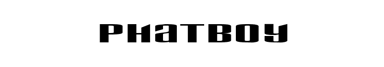 Phatboy font preview