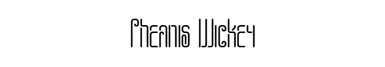 Pheanis Wickey font preview