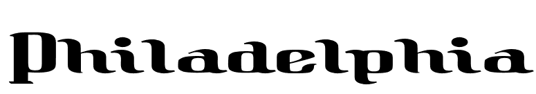 Philadelphia font preview