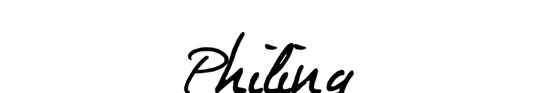 Philing font preview