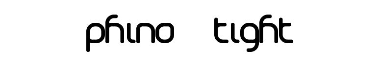 Phino Tight font preview