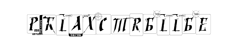 PhlaxCyrillic font preview