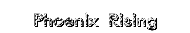 Phoenix Rising font preview