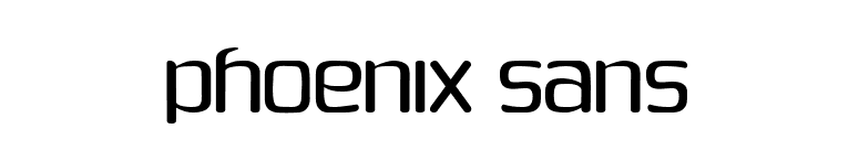 Phoenix Sans font preview