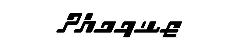 Phoque font preview