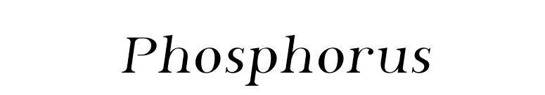 Phosphorus font preview