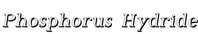 Phosphorus Hydride font preview