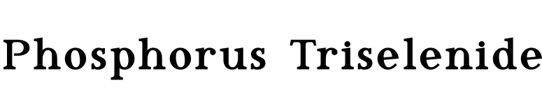 Phosphorus Triselenide font preview
