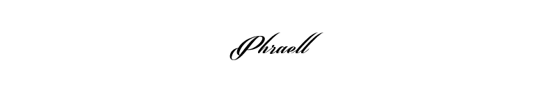 Phraell font preview