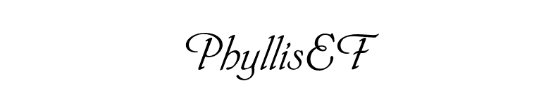 PhyllisEF font preview