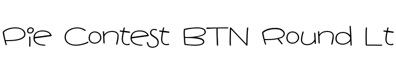 Pie Contest BTN Round Lt font preview