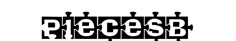 PiecesB font preview