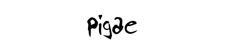 Pigae font preview
