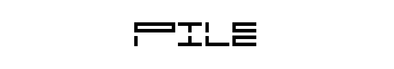 Pile font preview