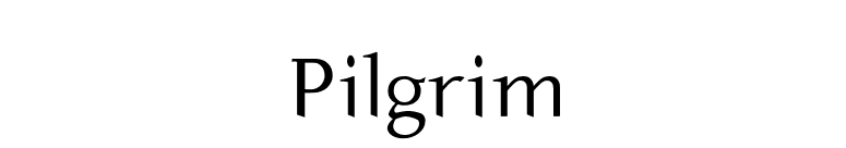 Pilgrim font preview