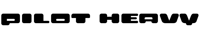 PILOT Heavy font preview