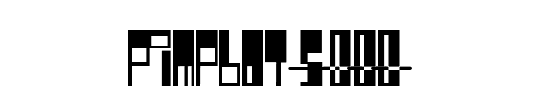 Pimpbot 5000 font preview