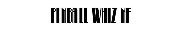 Pinball Whiz NF font preview