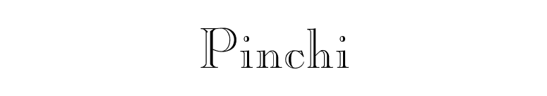 Pinchi font preview