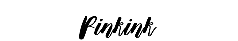 Pinkink font preview