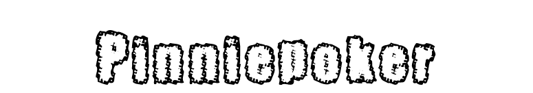 Pinniepoker font preview