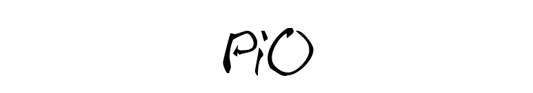 Pio font preview