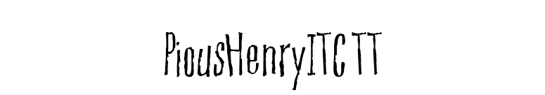 PiousHenryITC TT font preview