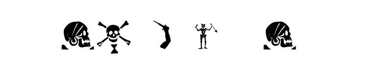 pirates pw font preview