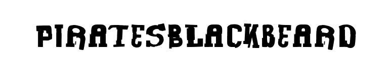 PiratesBlackbeard font preview