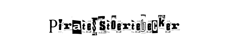 PiratesStoertebecker font preview