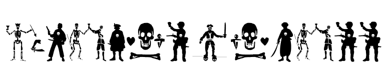 PiratesThree font preview