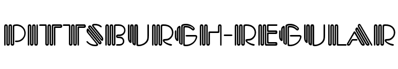 Pittsburgh-Regular font preview