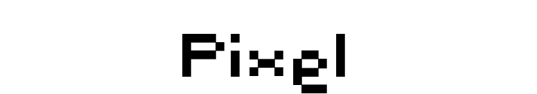 Pixel font preview