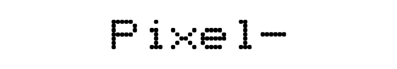 Pixel- font preview