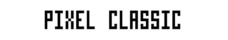 Pixel Classic font preview