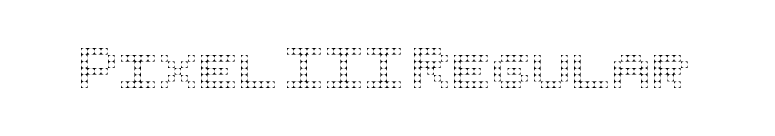 Pixel III Regular font preview