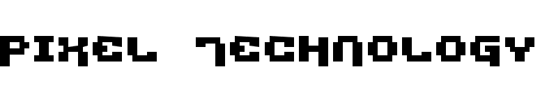 Pixel Technology font preview