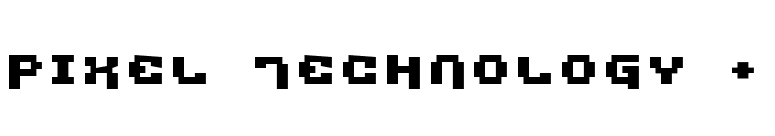 Pixel Technology + font preview