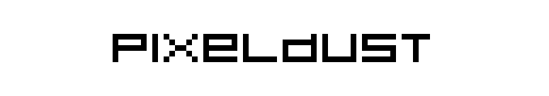 Pixeldust font preview