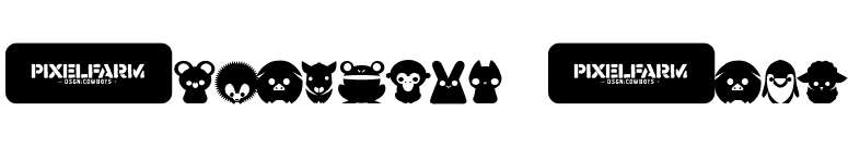 Pixelfarm Pets font preview