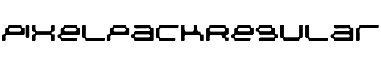 PixelpackRegular font preview