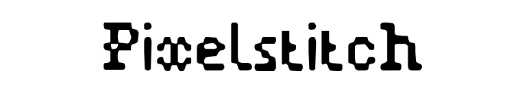 Pixelstitch font preview
