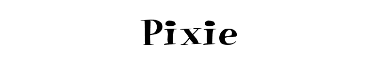 Pixie font preview