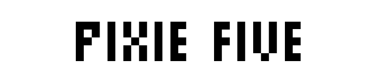 Pixie Five font preview