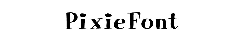 PixieFont font preview