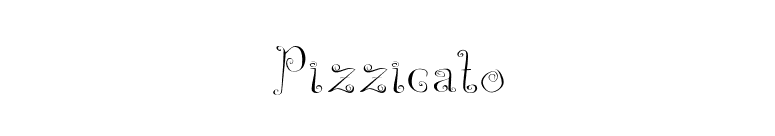 Pizzicato font preview