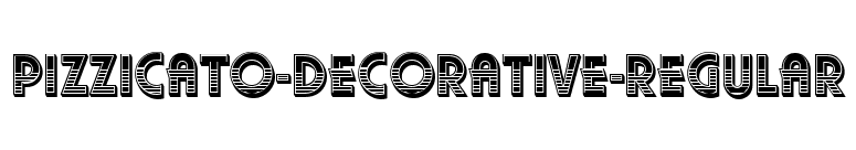 Pizzicato-Decorative-Regular font preview