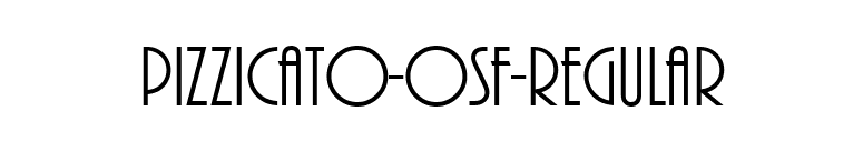 Pizzicato-Osf-Regular font preview