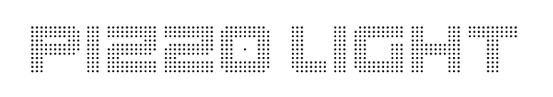 pizzo Light font preview